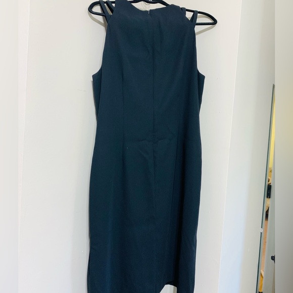 Evan-Picone LBD Dress With Strappy Sleeves Size 16 - Picture 12 of 13